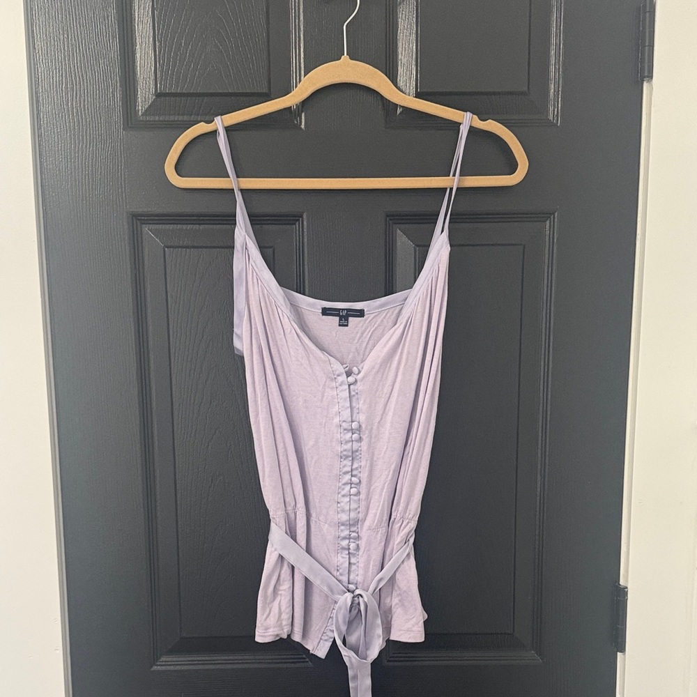 GAP Light Purple Camisole with Button Detail